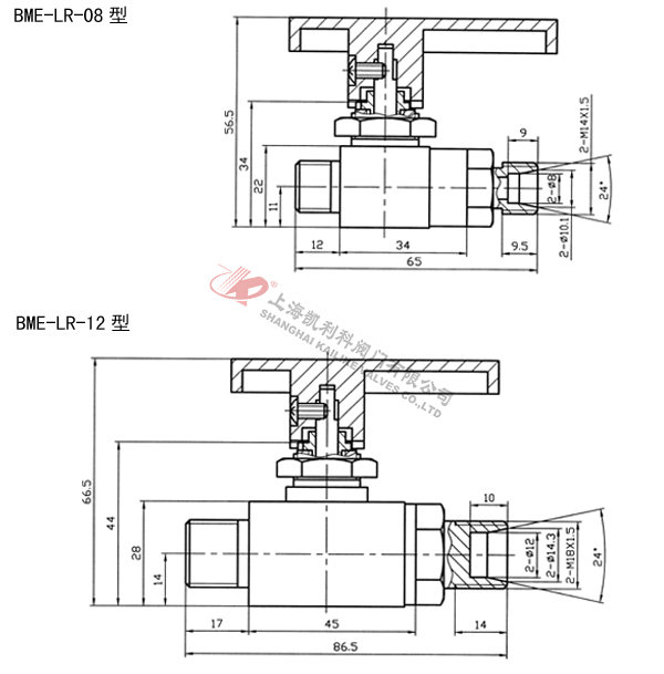 BME高壓球閥外形結(jié)構(gòu)圖