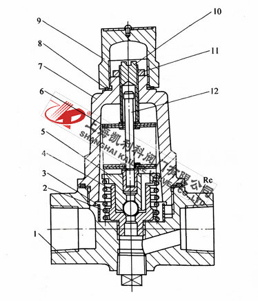 CS18H脈沖式熱動(dòng)力疏水閥外形結(jié)構(gòu)圖